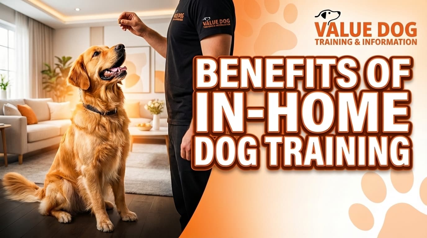 Benefits of In-Home Dog Training in Sacramento & Surrounding Areas