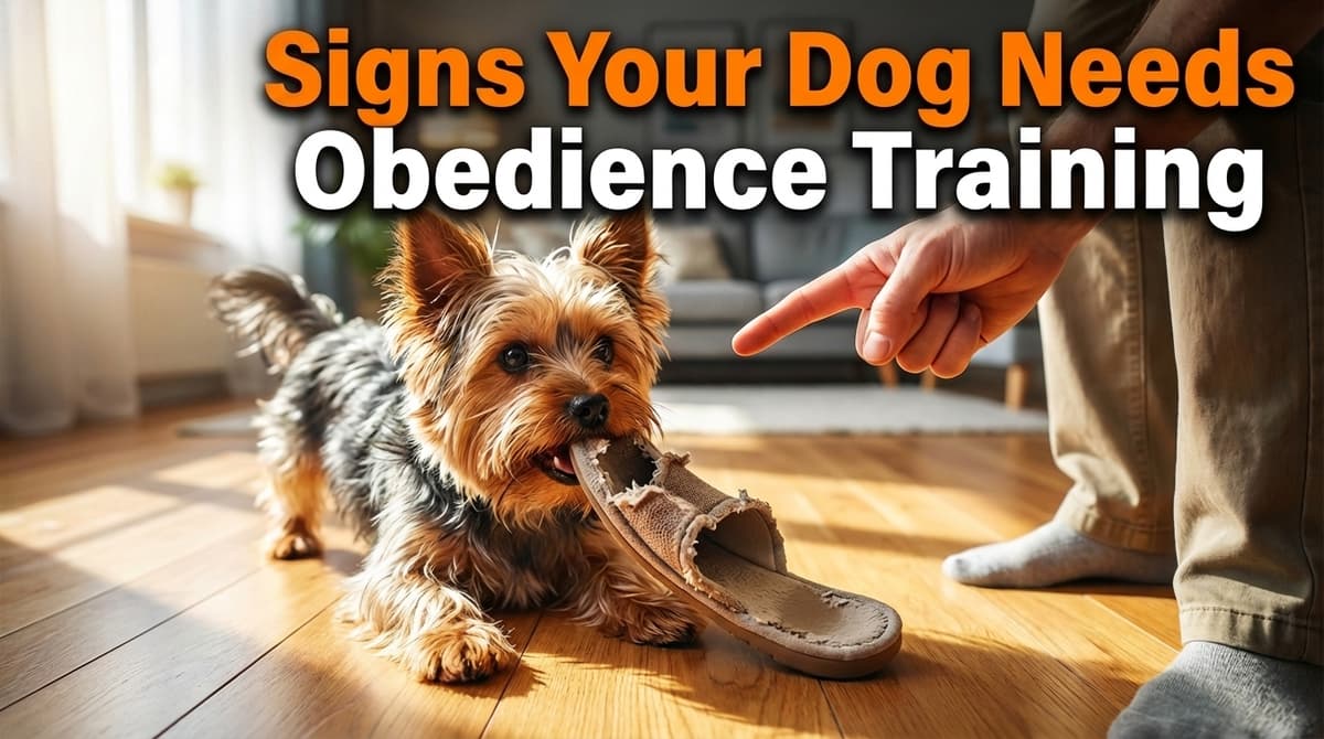 Signs Your Dog Needs Obedience Training — Sacramento & Surrounding Areas